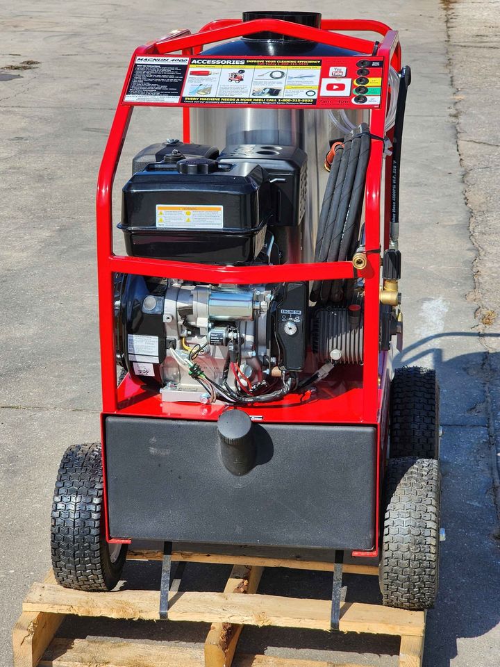 SALE*** Magnum 4000 PSI Hot water pressure washer, 15 HP Gas units