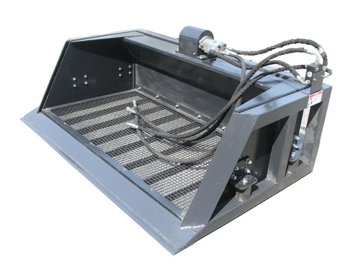 Skid Steer Screening Bucket by Wolverine Coastal Machinery & Attachments